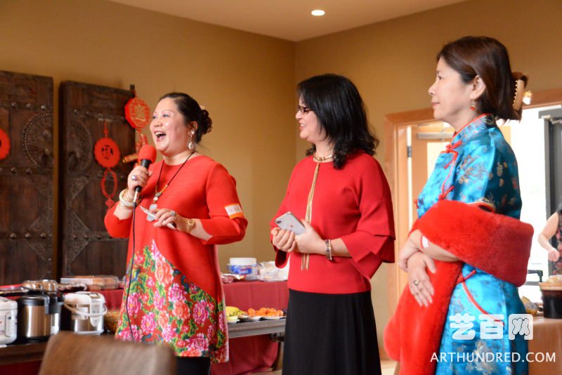 中美联姻家庭协会“迎新春共欢乐”㓉动喜气洋洋