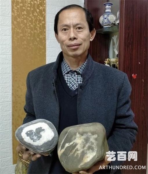 艺术收藏家王清君要向华为捐献天然奇石《华为梦· 中国龙》